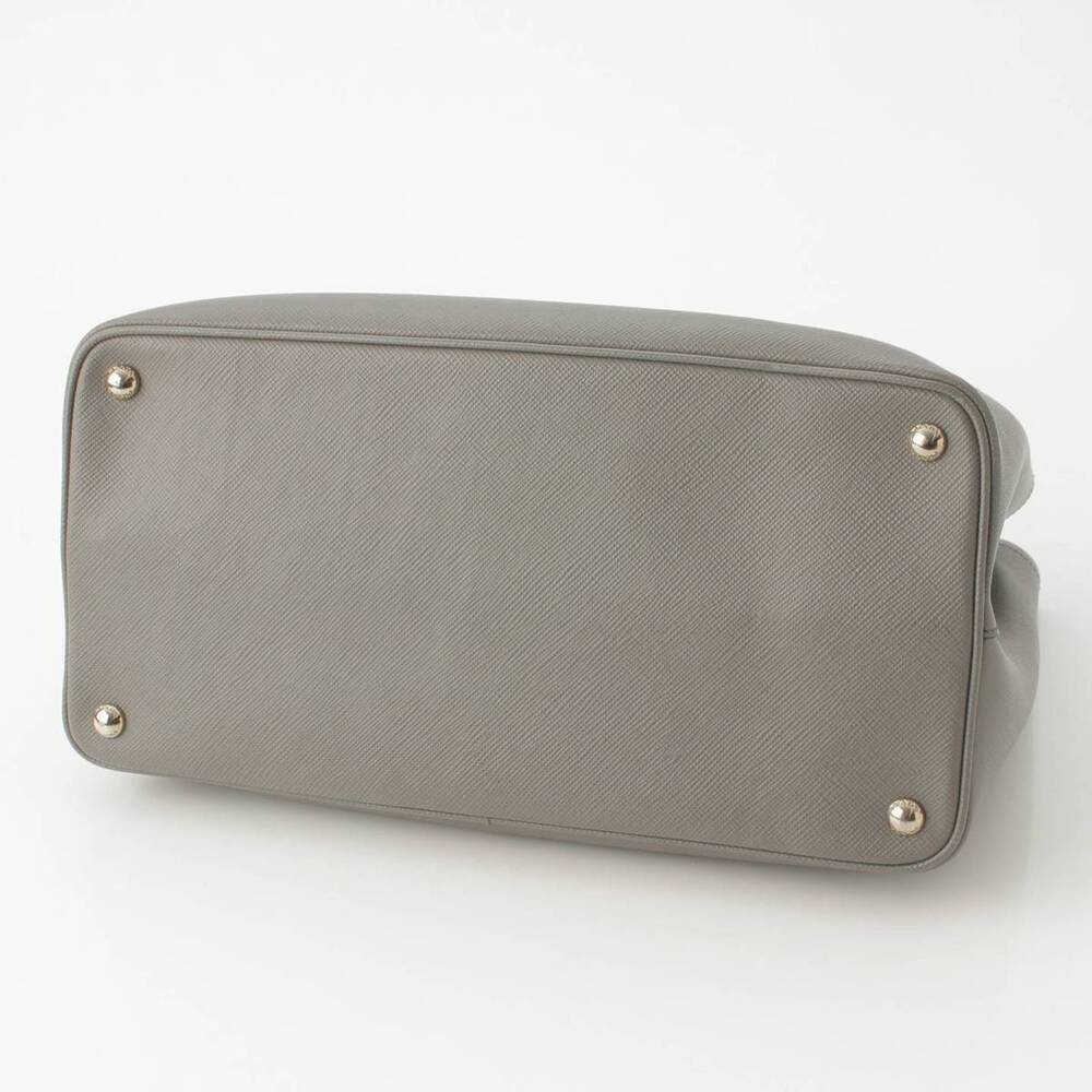 Prada Saffiano Cuir Leather Tote Bag Gray - Picture 5 of 10